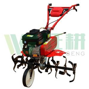 Tiller Bensin Dengan Roda Depan Dan Banyak Aksesori
